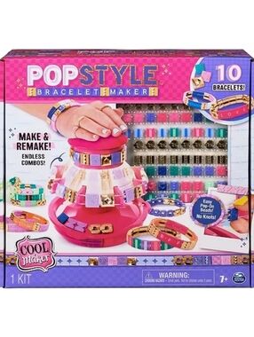 Cool Maker PopStyle Bracelet Maker Kit NEW Sealed 170 Beads DIY Friendship Set